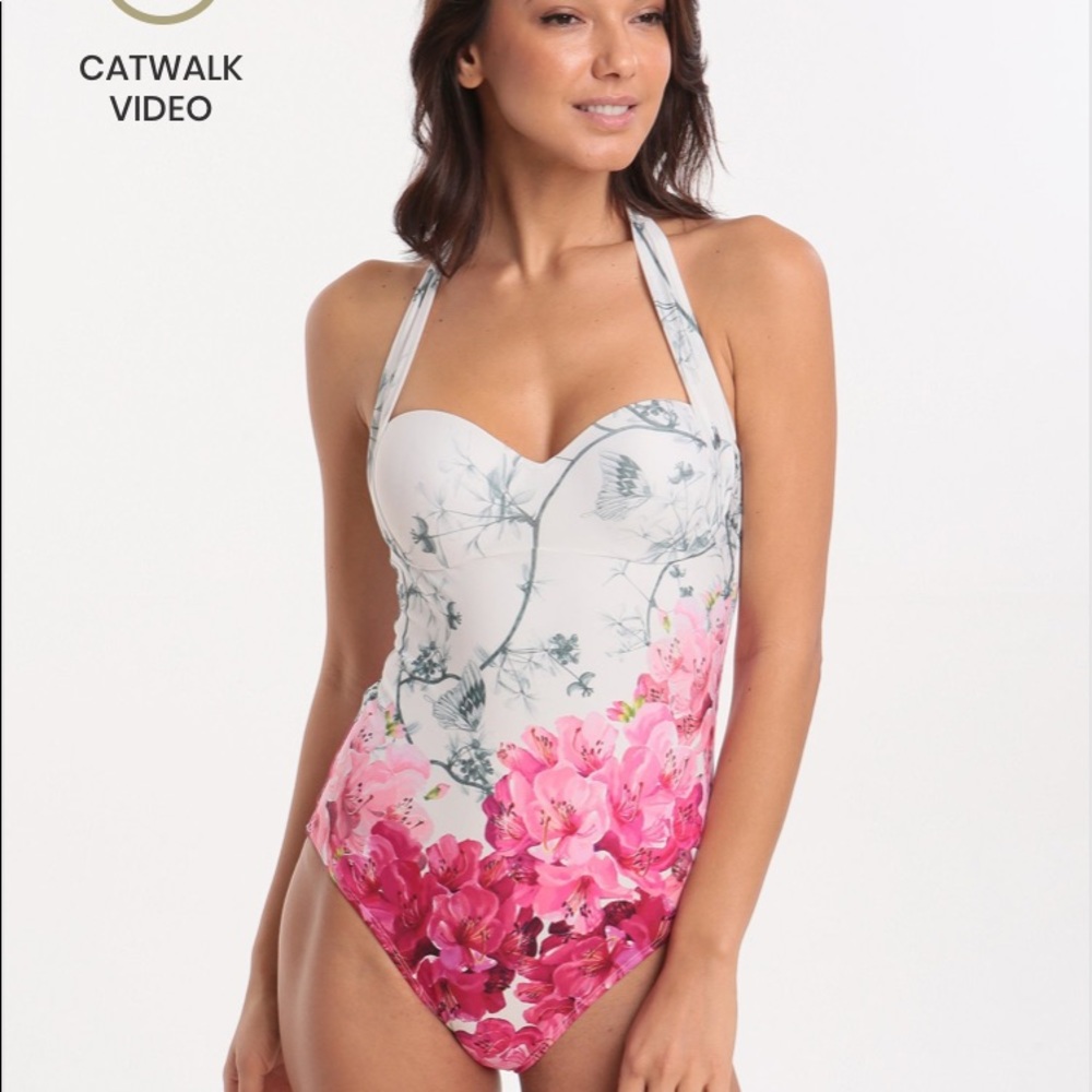 Ladies swimsuit multicolored